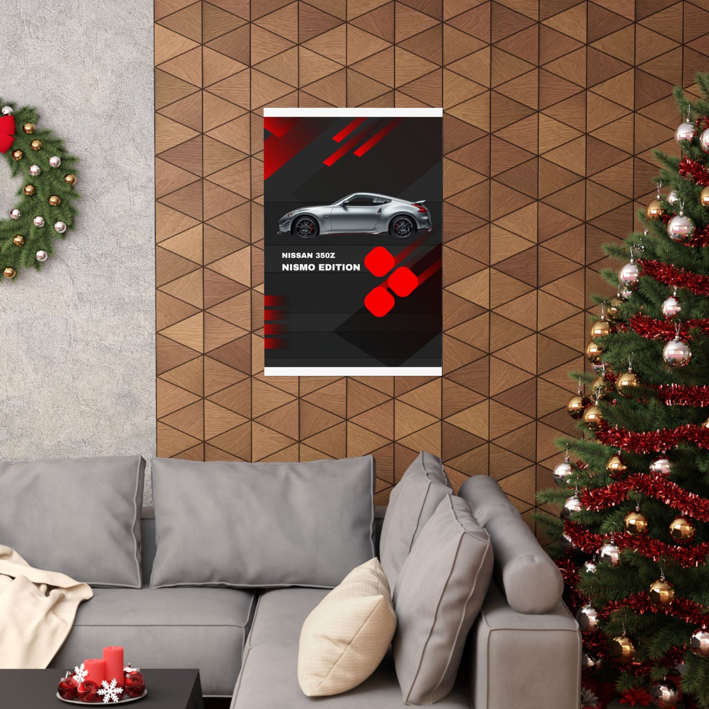 Nissan 350Z Nismo Edition Matte Vertical Poster — Sports Car Wall Art