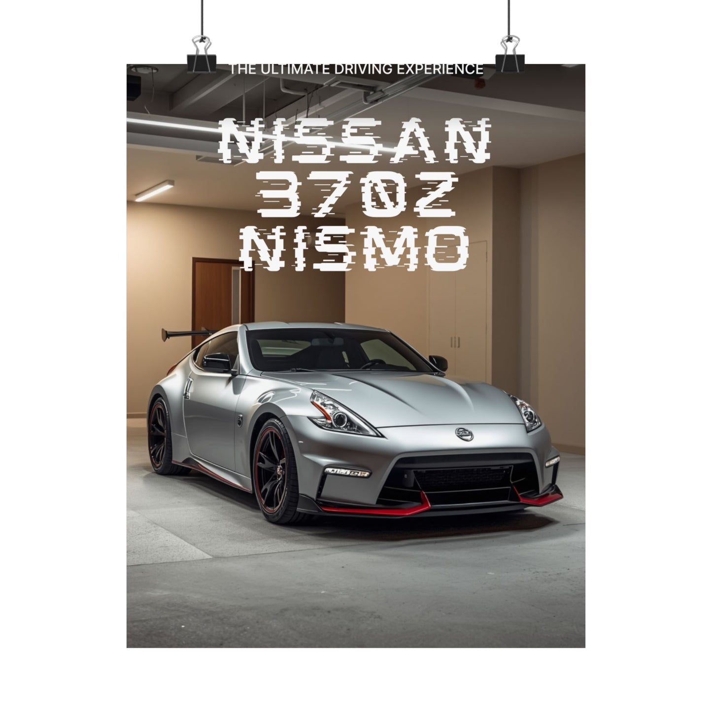 Nissan 370Z Nismo Matte Poster — Vertical Automotive Wall Art