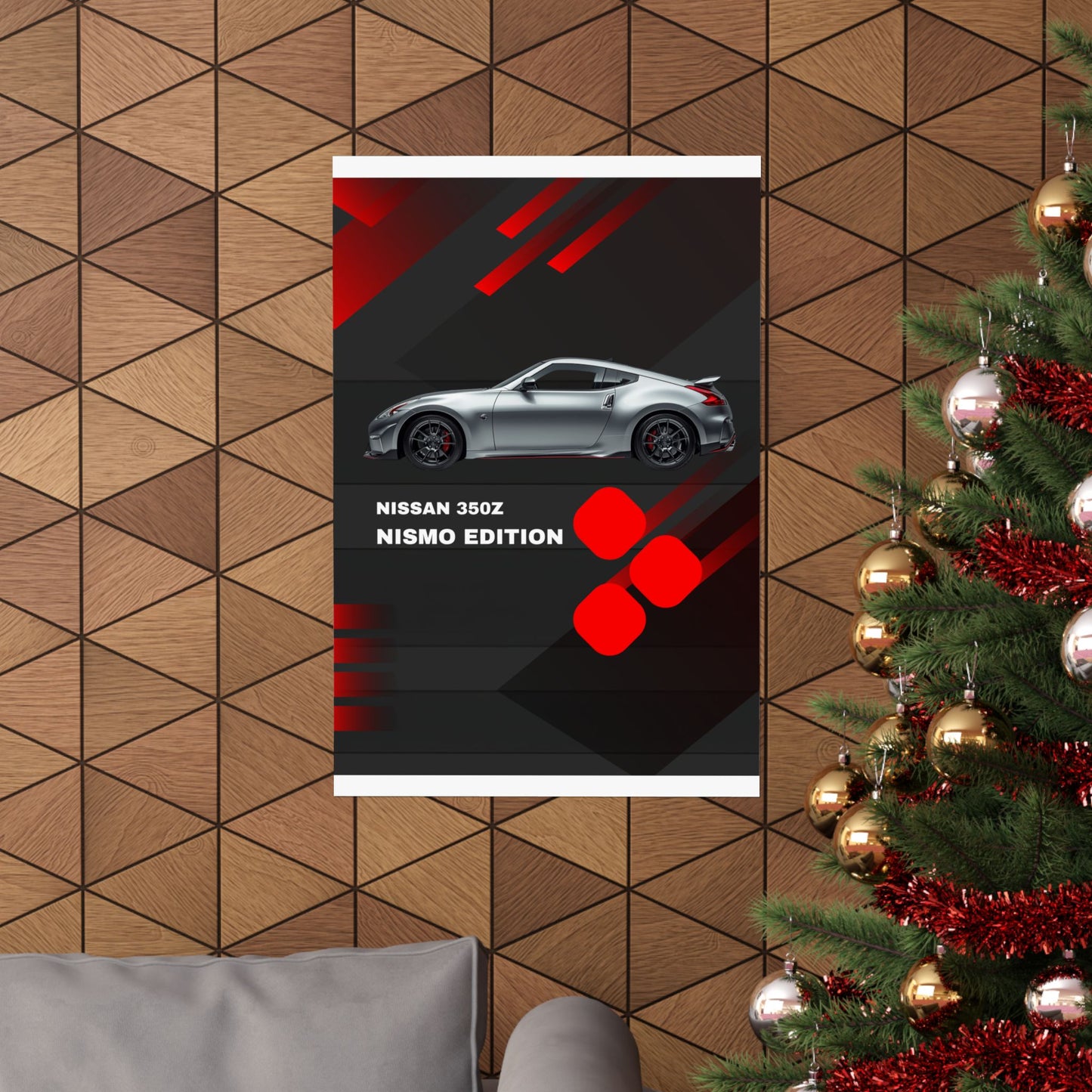 Nissan 350Z Nismo Edition Matte Vertical Poster — Sports Car Wall Art