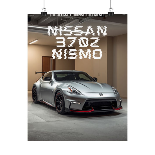 Nissan 370Z Nismo Matte Poster — Vertical Automotive Wall Art